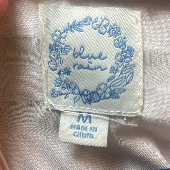 Blue Rain Pink 🌸 Romper - Picture 3 of 8